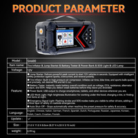 Compresseur d'air gonfleur de pneus 120 PSI Konnwei SA600, démarreur de voiture, batterie externe 10000 mAh, 1000 A de crête, booster de batterie portable
