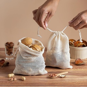 Sacs à savon portables en coton biodégradable imprimés avec un logo personnalisé, petits sacs cadeaux pour cosmétiques, bijoux, emballages - Product Image 2