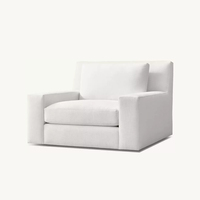 Fauteuil d'appoint élégant en tissu texturé brun foncé, siège large et confortable, fauteuil lounge luxueux, canapé individuel rembourré pour hall d'hôtel, villa