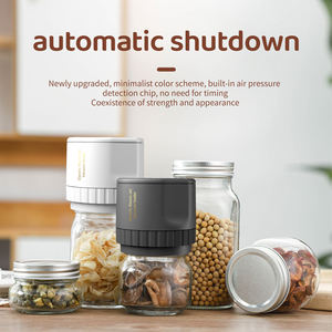 Kit de scellage sous vide électrique Mason Jar avec couvercles en plastique Machine de scellage de stockage des aliments à piles Application de voiture - Product Image 2