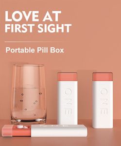 Supply New Pill Box New Pill Organiser 3 Compartments Fashionable Portable Pill Box Mini Portable Three Meal Medicine Box