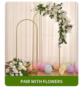 Ron Arches <span class=keywords><strong>De</strong></span> Mariage Cadre Décoration Toile <span class=keywords><strong>De</strong></span> Fond Pergola <span class=keywords><strong>Jardin</strong></span> Fleur Stand Amovible Blanc DIY Ballon <span class=keywords><strong>Arche</strong></span> <span class=keywords><strong>De</strong></span> Mariage - Product Image 4