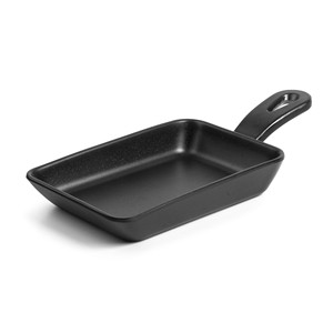 Padella rettangolare in melamina Magma Mini 6x4 pollici antiaderente per omelette e grigliate - Product Image 1