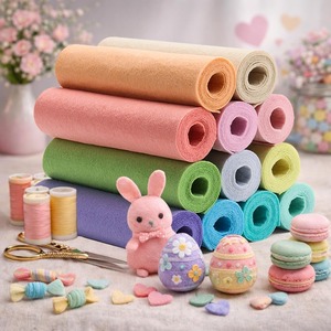 Rouleaux de <span class=keywords><strong>feutre</strong></span> rigide de qualité supérieure pour projets DIY faits main pour les enfants à l'école, <span class=keywords><strong>feutre</strong></span> non tissé - Product Image 5