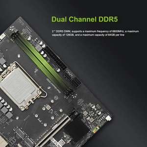 เมนบอร์ดเกมมิ่ง SEJISHI รุ่นใหม่ B760M สำหรับเดสก์ท็อป LGA1700 DDR5 รองรับช่องเสียบแบบดูอัลแชนแนล M ATX 128GB 2 ช่อง M.2 รุ่น B760 Ddr5 - Product Image 4