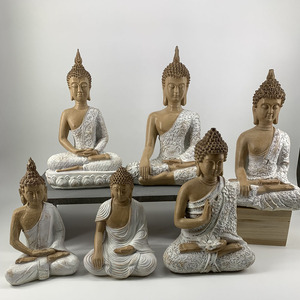 <span class=keywords><strong>Redeco</strong></span> estatua de Buda de resina clásica de alta calidad artesanía de Buda de poliresina para decoraciones al aire libre para el hogar - Product Image 3