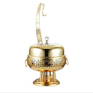 Moderno Chafing <span class=keywords><strong>Dish</strong></span> Bianco da 8L Sospeso per Matrimoni, Hotel e Ristoranti - Product Image 2