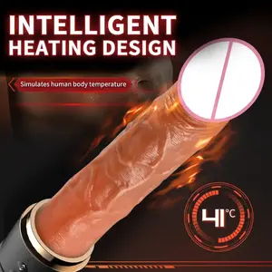 Delove Honkbal Zuig Telescopische Vibrerende Duwende Realistische Dildo Wand Masturbatie Verwarming Graaf Dildo Seksspeeltjes Voor Vrouwen - Product Image 3