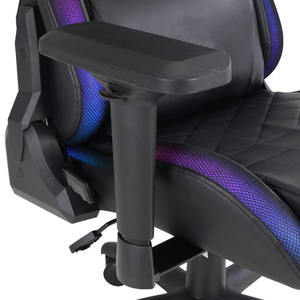Silla <span class=keywords><strong>Gamer</strong></span> Con <span class=keywords><strong>Luces</strong></span> <span class=keywords><strong>LED</strong></span> Y Masajeador Lumbar White Racing Chairs Cadeira De Jogos Silla <span class=keywords><strong>Gamer</strong></span> Rgb Rosa Masaje Silla Gaming - Product Image 6