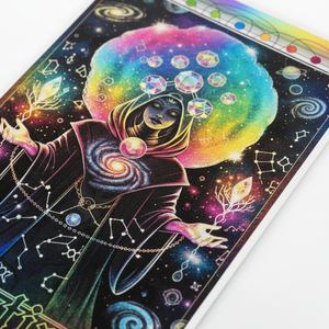 Tùy chỉnh HOLO lá nghệ thuật in HD in kỹ thuật số ba chiều Áp phích giấy thủ công cầu vồng hiệu ứng tác phẩm nghệ thuật trang trí tường ảnh Áp phích - Product Image 2