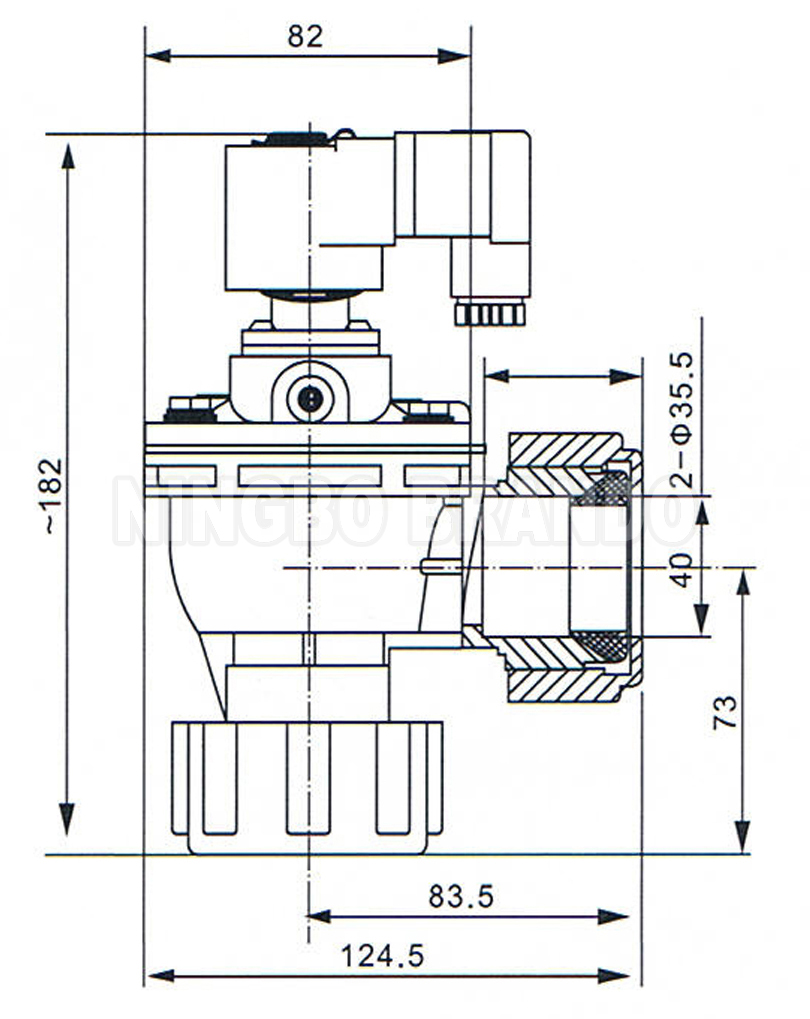 CA25DD 1" Goyen Type DD Series Pulse Jet Valve For Dust Collector