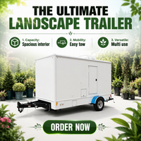 Remorque toilettes mobiles multi-emplacements avec unité sanitaire portable pour grands événements extérieurs, sites commerciaux et parcs de camping