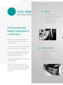 Analizador de Química Integrado Portátil Médico Ysenmed, Analizador de Química Automatizado YSTE100G - Product Image 3
