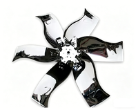 Ventilateur d'extraction axial mural électrique en acier inoxydable de 50 pouces avec grille pour élevage avicole, haut débit d'air, faible bruit, poulailler, OEM