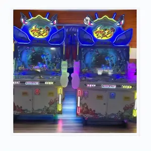 Yengeç kral sikke işletilen eğlence yuvası & Lotterty Arcade eğlence makinesi fatura alıcısı ile eğlenceli ve eğlence için