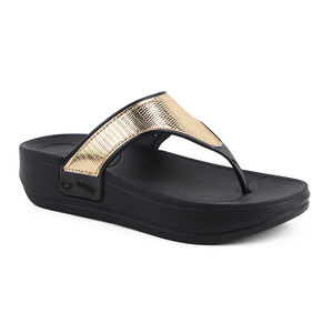 Sandales compensées décontractées d'été pour femmes, <span class=keywords><strong>tongs</strong></span> à <span class=keywords><strong>semelle</strong></span> épaisse, vente en gros - Product Image 2