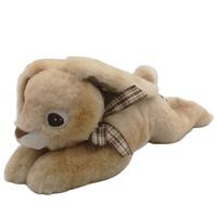 Cadeaux personnalisés pour enfants, jouet en peluche de haute qualité de 18 pouces, lapin couché à la mode, vente en gros