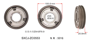 Pièces détachées pour boîte de vitesses OEM 1682770480 Ensemble synchroniseur Transmission Pignon de rechange pour <span class=keywords><strong>Peugeot</strong></span> Expert/Citroën <span class=keywords><strong>Jumpy</strong></span>/Fiat Scudo - Product Image 2