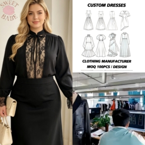 Chemisier en satin à col mandarin pour femme, manches longues, dentelle épissée, boutonnage élégant, idéal pour le bureau, décontracté, usage quotidien, haut tendance pour femme - Product Image 1