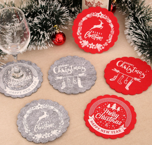 Dessous de verre de Noël en feutre de haute qualité en demande pour une utilisation au festival de Noël - Product Image 5