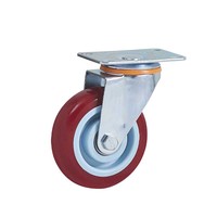 Roulettes industrielles en polypropylène PP 3 4 5 pouces, roulettes à usage moyen avec frein