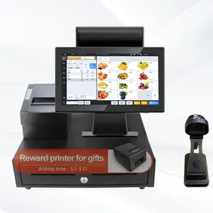 China factory wholesale wide screen 15.6 inch pos terminal for restaurant POS machine