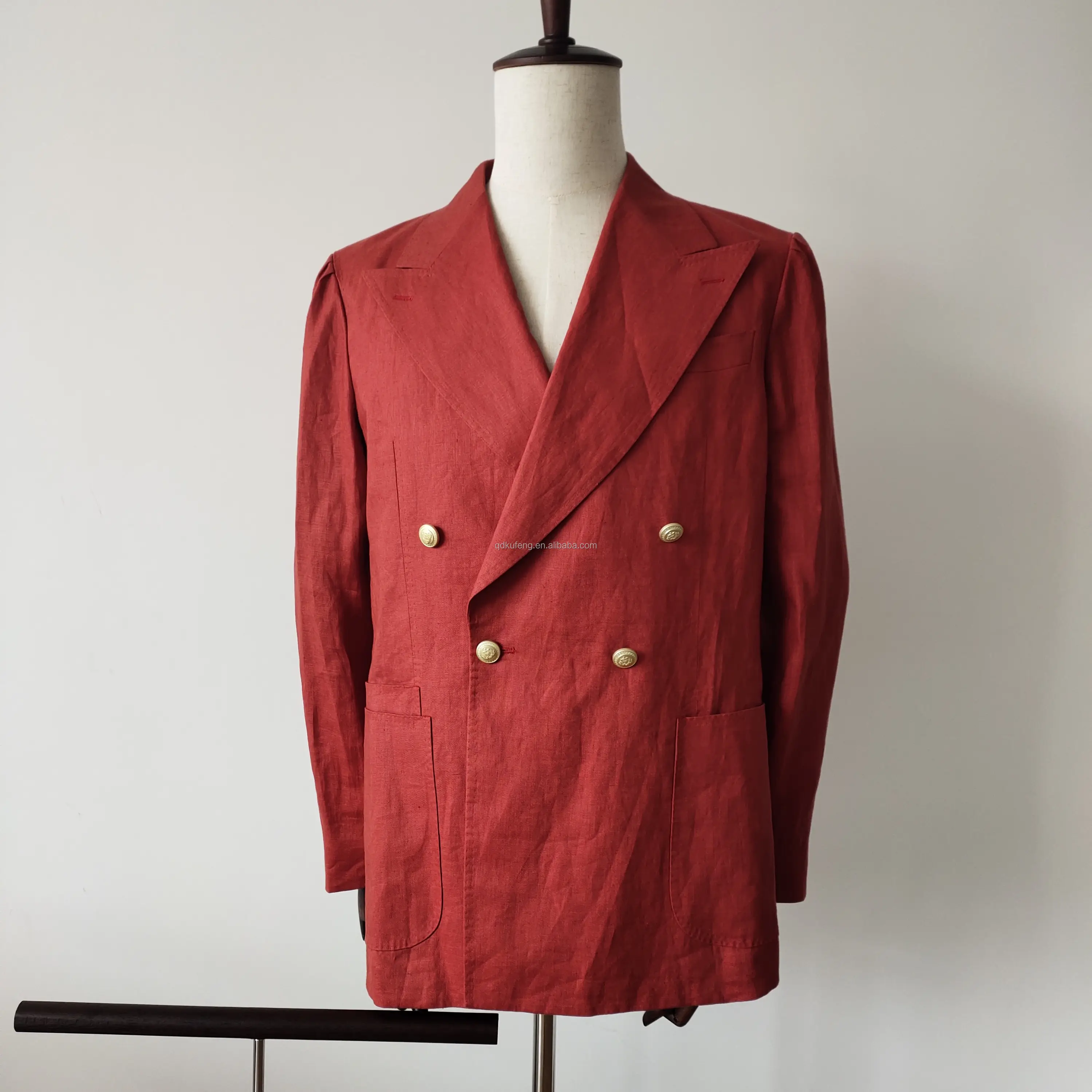 Üst marka ceket pantolon kırmızı erkekler suit 2 parça son tasarım rahat adam pantolon ve blazers