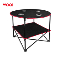 Woqi – cadre en acier métallique, vente en gros, extérieur, maison, plage, pique-nique, jardin, Table de Camping pliante