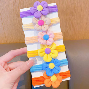 Honey Flower, Juego de 6 Accesorios para el Cabello de Bebé, Lazos con Estampados de Flores Pequeñas, Lindos Lazos para Niñas/Bebés - Product Image 6