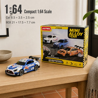 Voiture RC de drift pour enfants, prix d'usine en gros, échelle 1/64, 4x4, en alliage, télécommande 2.4G, accélérateur linéaire, 2 vitesses, contrôle des lumières