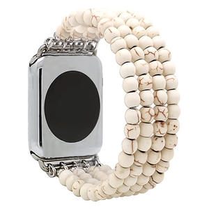 Pulseira de relógio de pedra natural, feito à mão, cura, cristal, multi camada, pedra de gema, relógio - Product Image 5