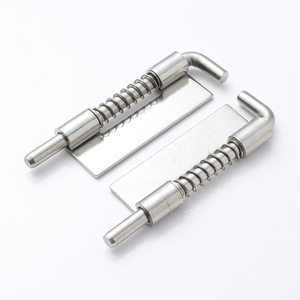Charnière à ressort en acier inoxydable Yuyao CL225 pour armoire industrielle, sans trou, à broche plate - Product Image 2