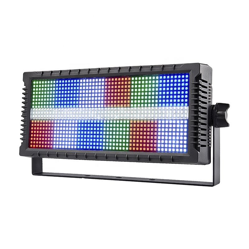 1000W 1200 RGBW LED DMX Pixel Stage Strobe Light with 6/16/42CH and IP20 for DJ Party Lighting