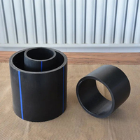 Tuyau d'alimentation en eau en polyéthylène haute densité (HDPE) durable, résistant à la chaleur, écologique, flexible, en PE, noir, en plastique, CE/ISO