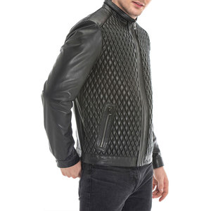 Nouvelle collection d'hiver, veste en cuir pour homme, coupe confortable, couleur unie, légère, imperméable, respirante, personnalisable - Product Image 4
