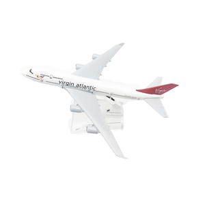 Modelo de Avión a Escala 1:400 de 16 cm de la Aerolínea B747 Virgin <span class=keywords><strong>Atlantic</strong></span>, con Impresión de Logotipo Personalizado, Regalo Promocional - Product Image 4