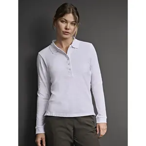 Polo da Donna di Lusso Elasticizzata, Merchandising Sostenibile - Product Image 1
