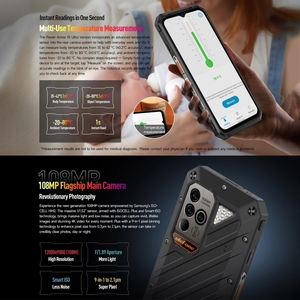 <span class=keywords><strong>Ulefone</strong></span> <span class=keywords><strong>Armor</strong></span> <span class=keywords><strong>18</strong></span> de alta calidad, teléfono inteligente resistente al agua IP69K 9600mAh, resistente a 5G, teléfono inteligente resistente Nfc de 6,58" - Product Image 3