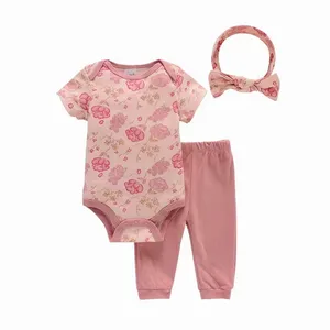 Fast delivery shipping kids clothing wholesale vintage infant romper 6 month cute baby girl clothes