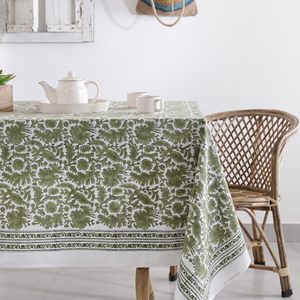 Tovaglie personalizzate <span class=keywords><strong>con</strong></span> Logo quadrato personalizzate in cotone semplice <span class=keywords><strong>tovaglia</strong></span> <span class=keywords><strong>elegante</strong></span> <span class=keywords><strong>con</strong></span> stampa a blocchi semplici - Product Image 3