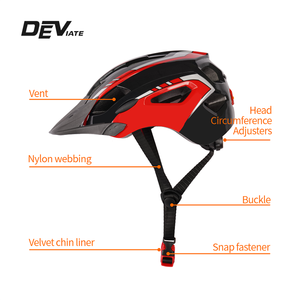 <span class=keywords><strong>Casco</strong></span> de Ciclismo de Seguridad Multiusos para Bicicleta de Montaña y Carretera ODM OEM con Luz Trasera LED para Ciclismo Nocturno - Product Image 5