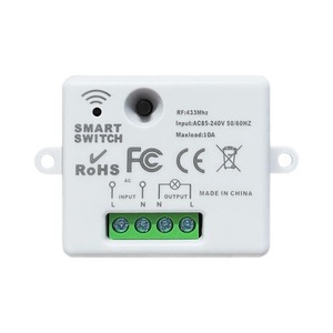 433MHz RF chuyển đổi không dây với 85V-240V kiểm soát ABS 100m sự riêng tư cho thiết bị nhà học tập mã không dây từ xa - Product Image 5