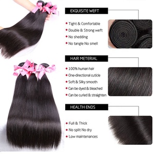 प्राकृतिक रंग सुपर डबल खींचा वियतनामी छल्ली गठबंधन कुंवारी मानव हड्डी सीधे बाल बंडल हड्डियों सीधे बाल बंडलों - Product Image 3