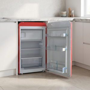 Refrigerador Compacto Bajo Encimera de 124L, Una Puerta, Descongelación Manual, Enfriamiento Directo, Mini Refrigerador Doméstico de Plástico - Product Image 1