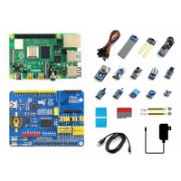 Raspberry Pi 4 Modelo B 8GB RAM, Kit de Desarrollo Completamente Actualizado, Paquete de Inicio con Pantalla y Sensores, Pi Ardui-no