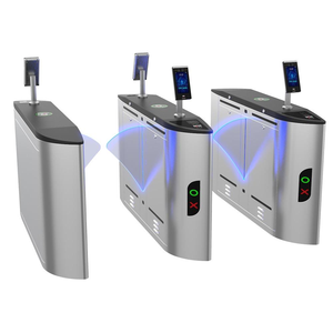 Vente chaude, fabricant de tourniquets de sécurité à haute sécurité en acier inoxydable anti-tailgating, à entraînement sans balais, avec contrôle d'accès NFC, pour gymnase, porte à battants - Product Image 1