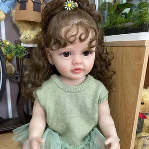 <span class=keywords><strong>Muñeca</strong></span> Reborn Realista de Vinilo de 55 cm, Linda, para Jóvenes, Se Puede Vestir, Se Puede Bañar en Agua, Juguete de Compañía, Regalo - Product Image 4