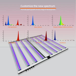 Horticole à <span class=keywords><strong>cinq</strong></span> voies Dim Samsung LM301H EVO Lm281B Plant Grow Lighting Bar 1000W 800W LED Grow Lights Full Spectrum pour l'intérieur - Product Image 3