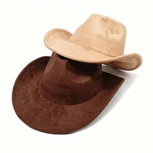 Sombrero Vaquero de Gamuza de Moda en 24 Colores, Novedad 2025, para Hombre y Mujer, Estilo Casual, Retro, Simple, para Viajes, Fiestas y Jazz - Product Image 1