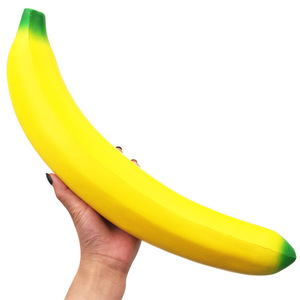 Slow-rebound Oversized PU Rubber Banana Stress-relief Toy Venting Simulation Ornament Fruit Model Gift - Product Image 3